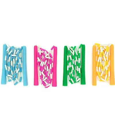 2Pcs 17x2.5cm green Children's sports fitness skipping school exam professional skipping rope long rope AZ18869