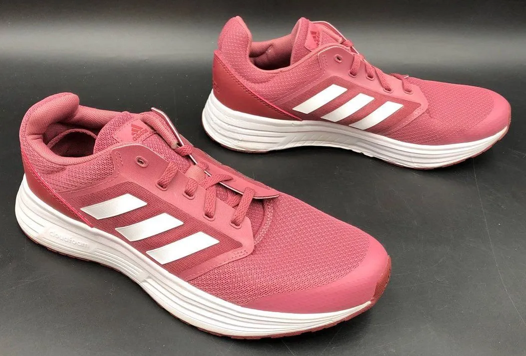 Adidas Women's Galaxy 5 Cloudfoam FW6124 Pink Running Shoes - Size 9