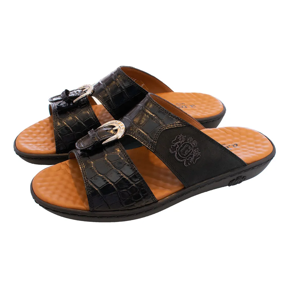 A.Testoni Sandal Black