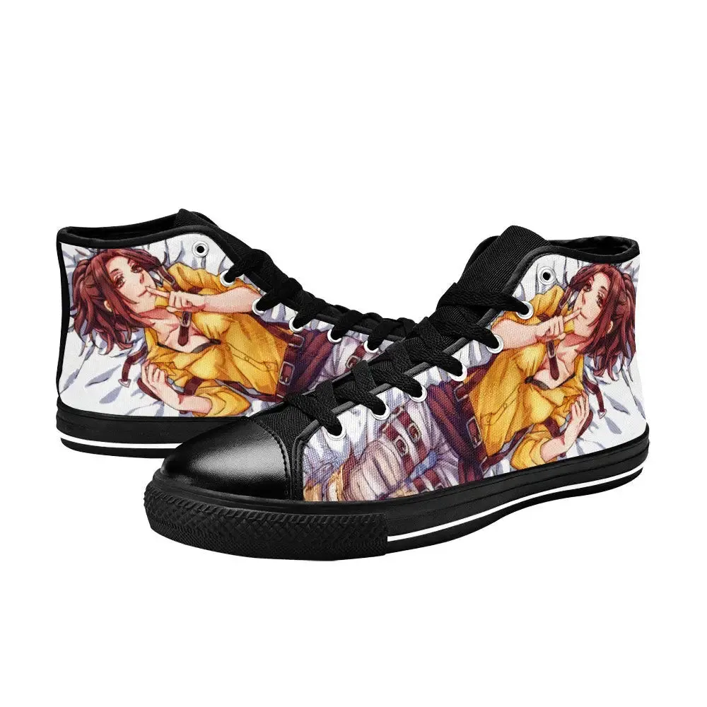 Attack on Titan Hange Zoe Shoes High Tops Sneakers for Kids and Adults