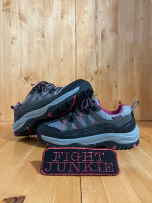 BEARPAW JUNIPER LO Women Size 7 Suede & Mesh Trail Hiking Gray