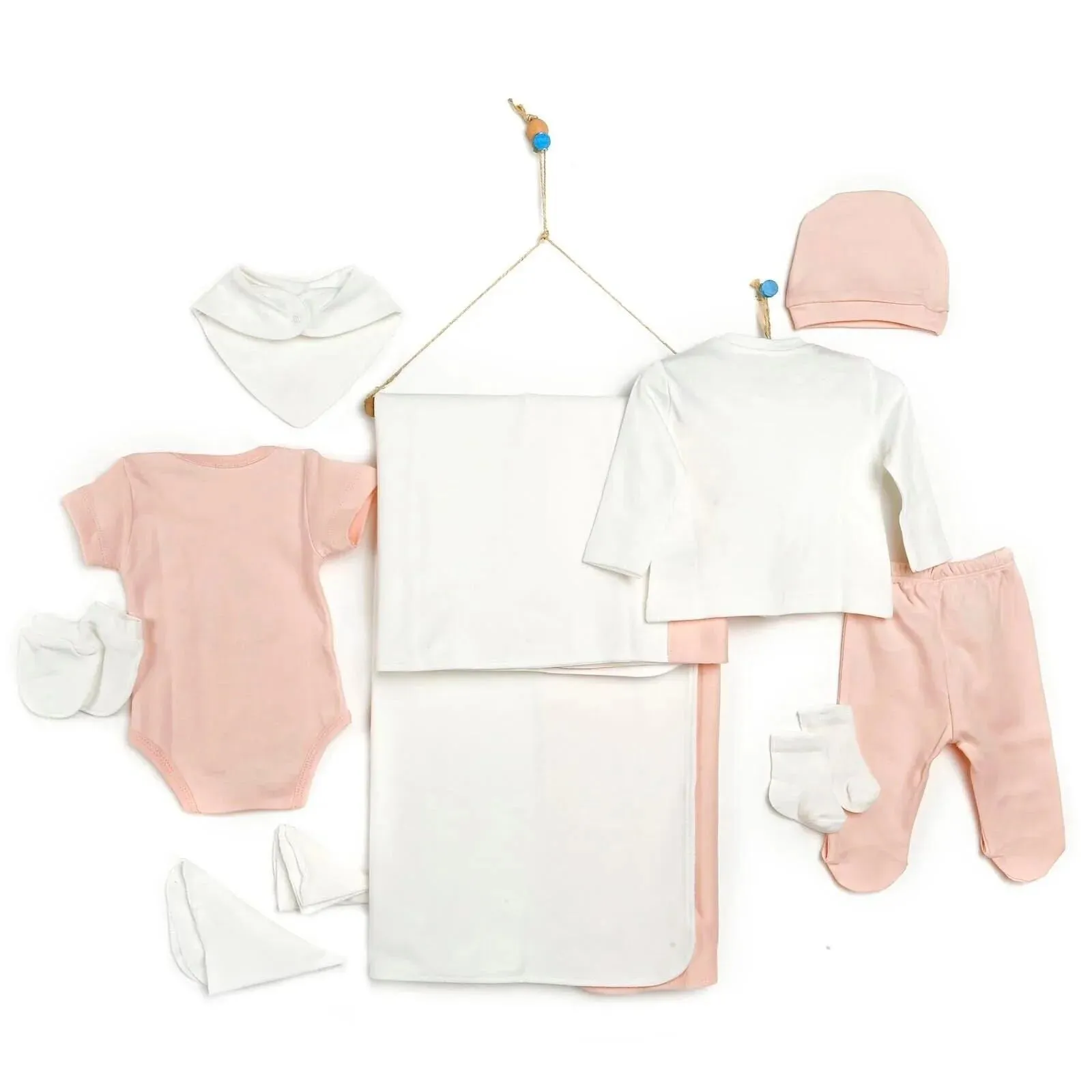Bebbek Organic 10 Pcs Newborn Rainbow Starter Set