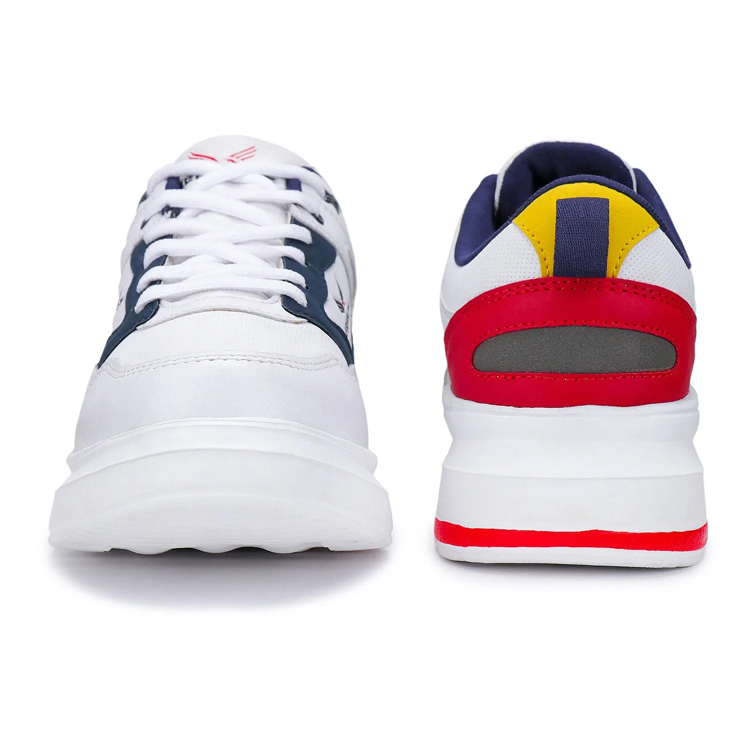 Bersache Lightweight Sports Running Shoes For Men White-7052