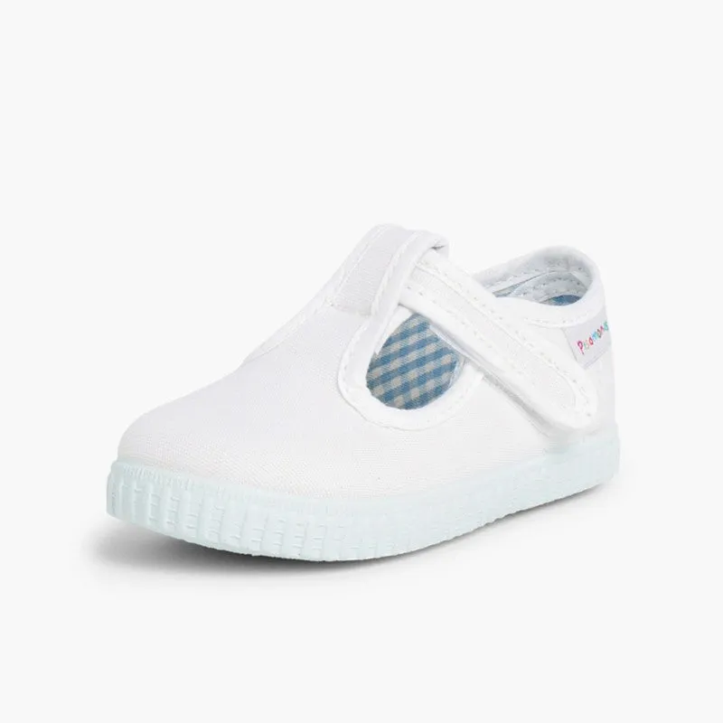 BOYS T-BAR LOOP FASTENERS SHOES