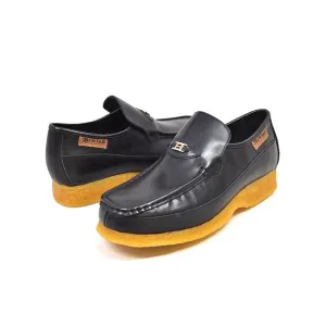 British Walkers Power 1 Men's Leather Slip On Crepe Sole Shoes