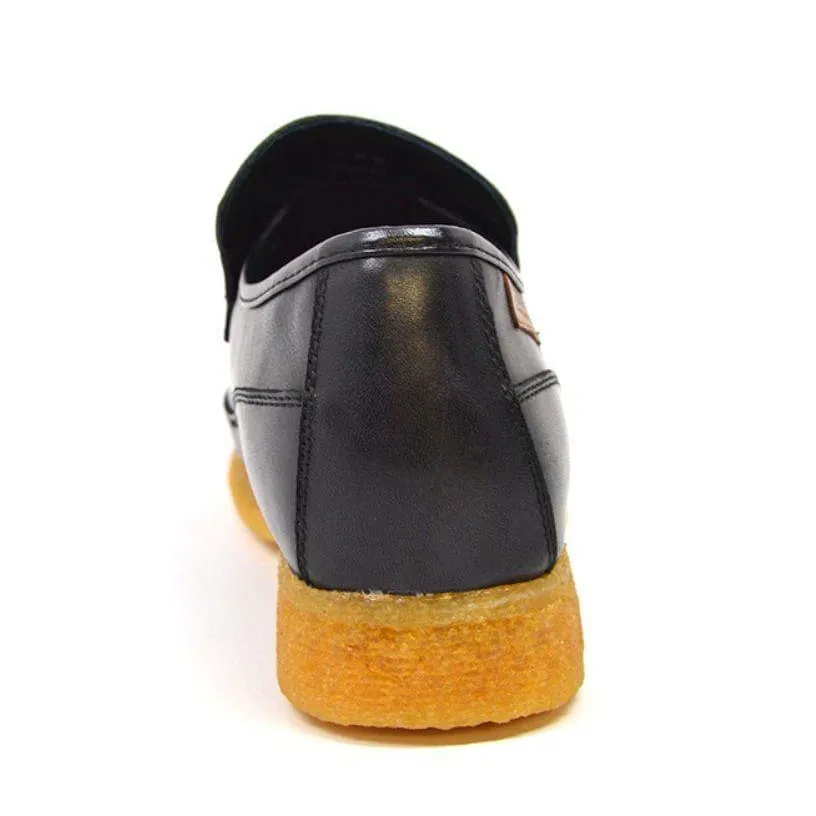 British Walkers Power 1 Men's Leather Slip On Crepe Sole Shoes