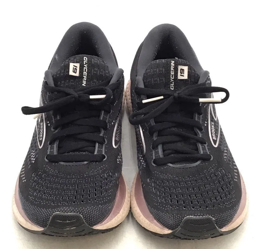 Brooks Women's Glycerin 19 1203431B074 Black Low-Top Running Shoes - Size 8