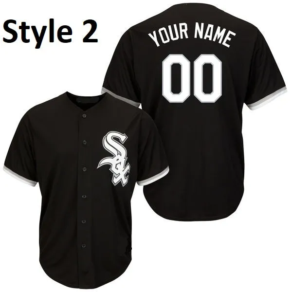 Chicago White Sox Customizable Pro Style Baseball Jersey - 6 Styles Available