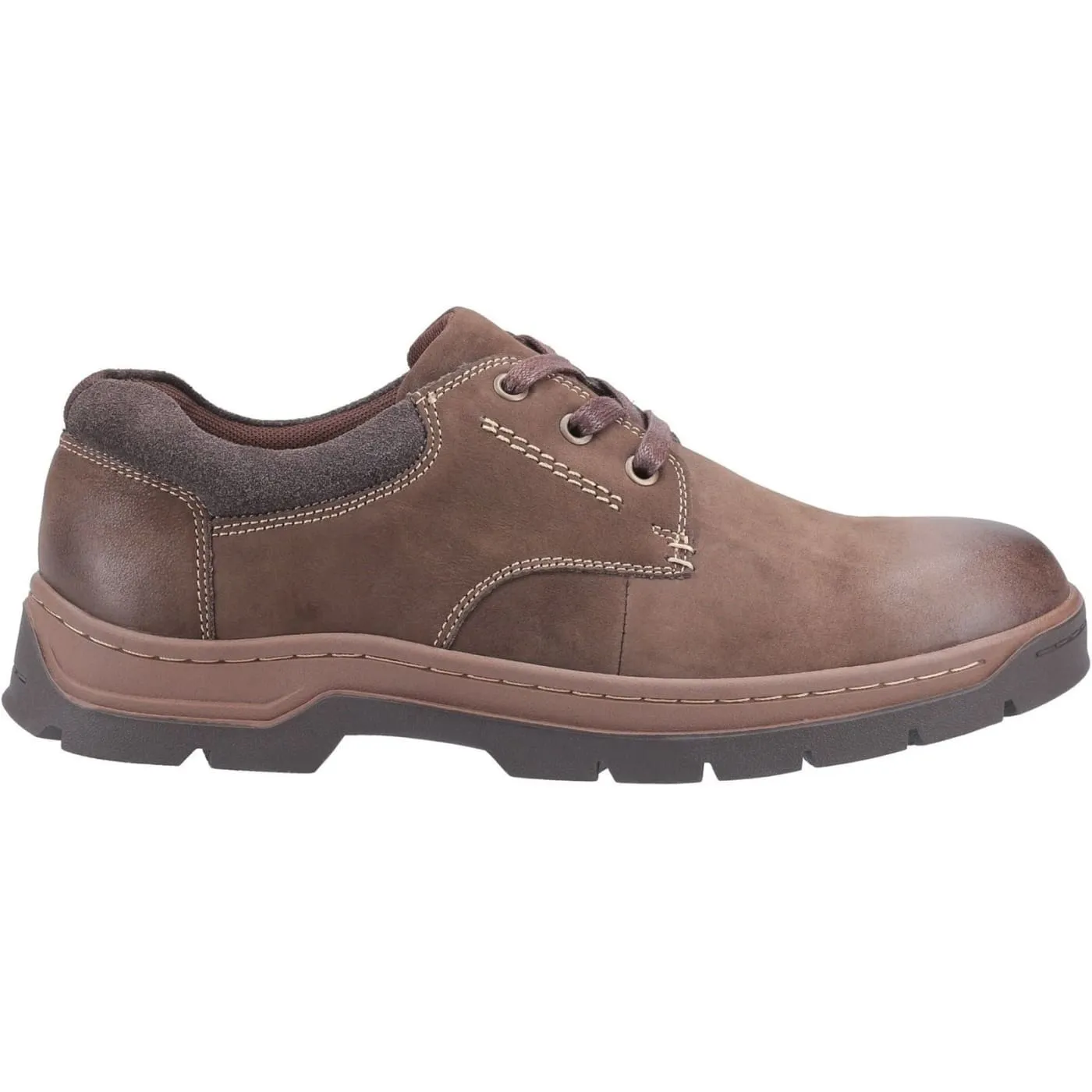 Cotswold Thickwood Brown Mens Polishing Nubuck leather Shoes
