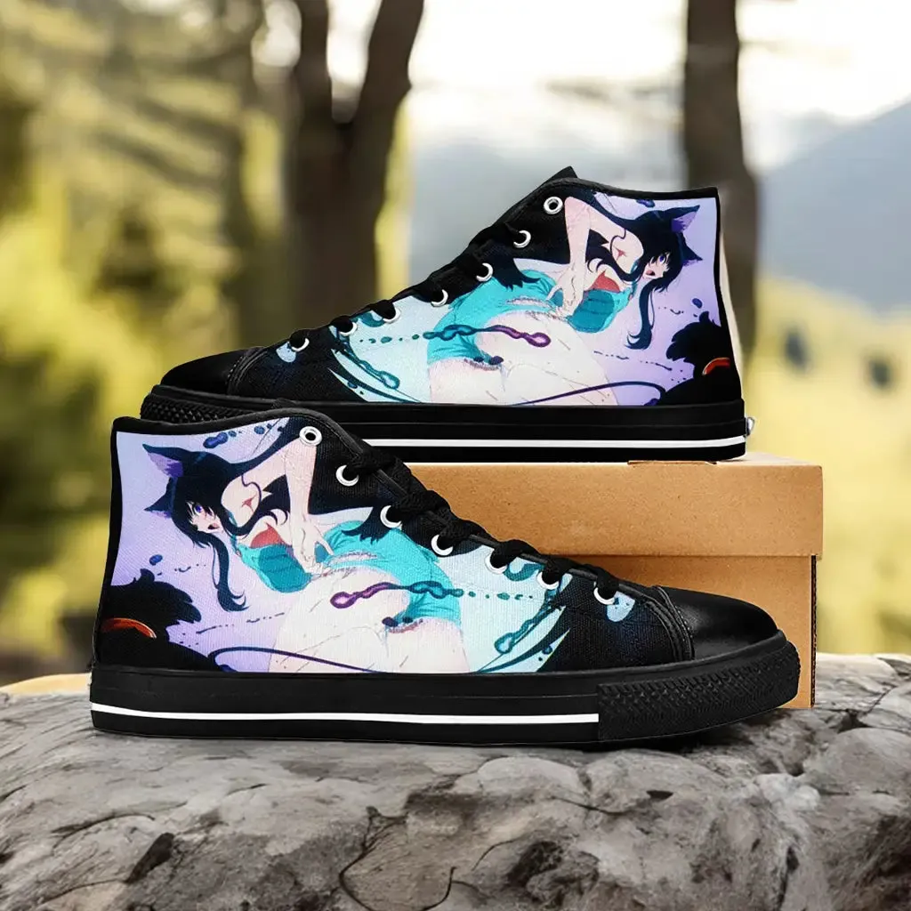 Delta The Eminence in Shadow Garden Shoes High Tops Sneakers for Kids and Adults