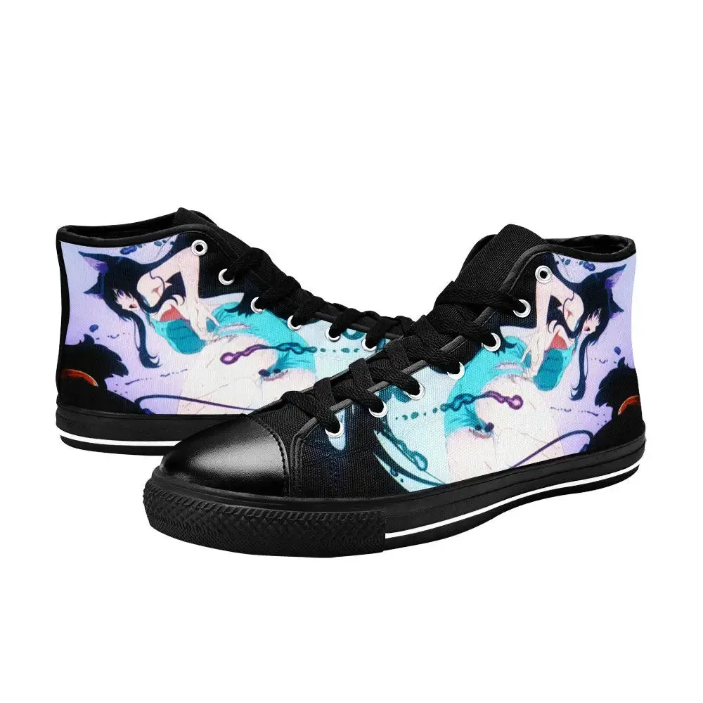 Delta The Eminence in Shadow Garden Shoes High Tops Sneakers for Kids and Adults