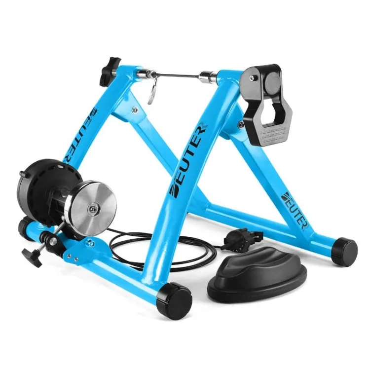 DEUTER MT-04 Bicycle Training Platform Indoor Cycling Platform Cycling Fitness Rack(Blue)