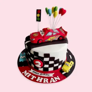 Disney Pixar Sports Car Cake