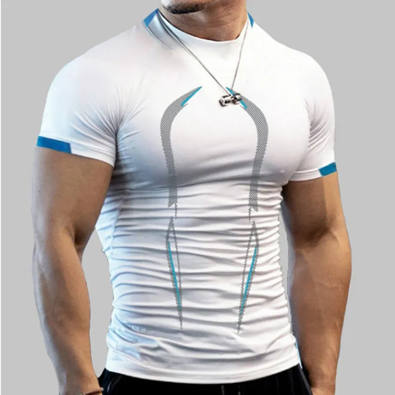 Fitness t-shirt for men - breathable &amp; quick drying