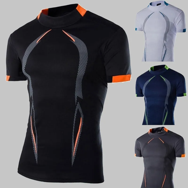 Fitness t-shirt for men - breathable &amp; quick drying