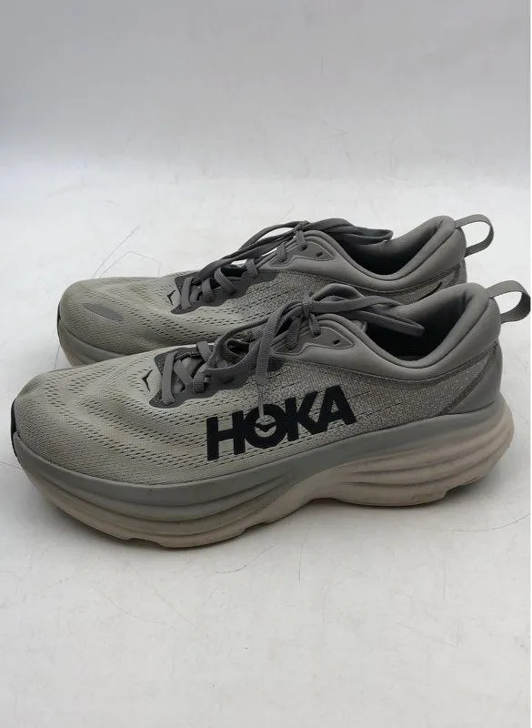 Hoka One One Men's Bondi 8 X-Wide 1127955 Gray Running Shoes - Size 11 EEEE