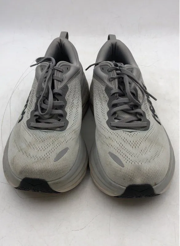 Hoka One One Men's Bondi 8 X-Wide 1127955 Gray Running Shoes - Size 11 EEEE