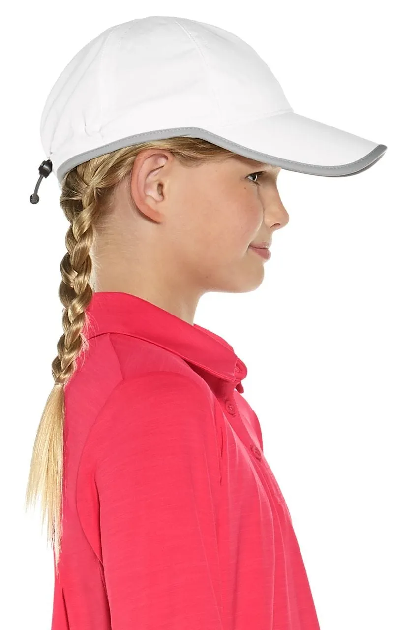 Kid's Lenny Sport Cap  |  White/Silver