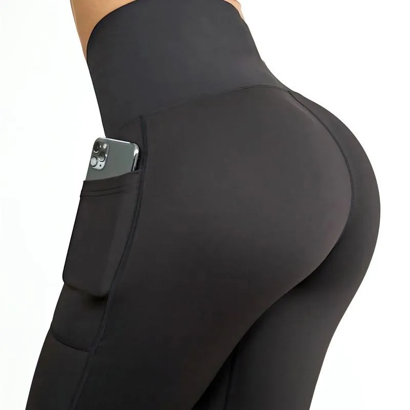 Leggings with a high waist and corset waistband - sports tights