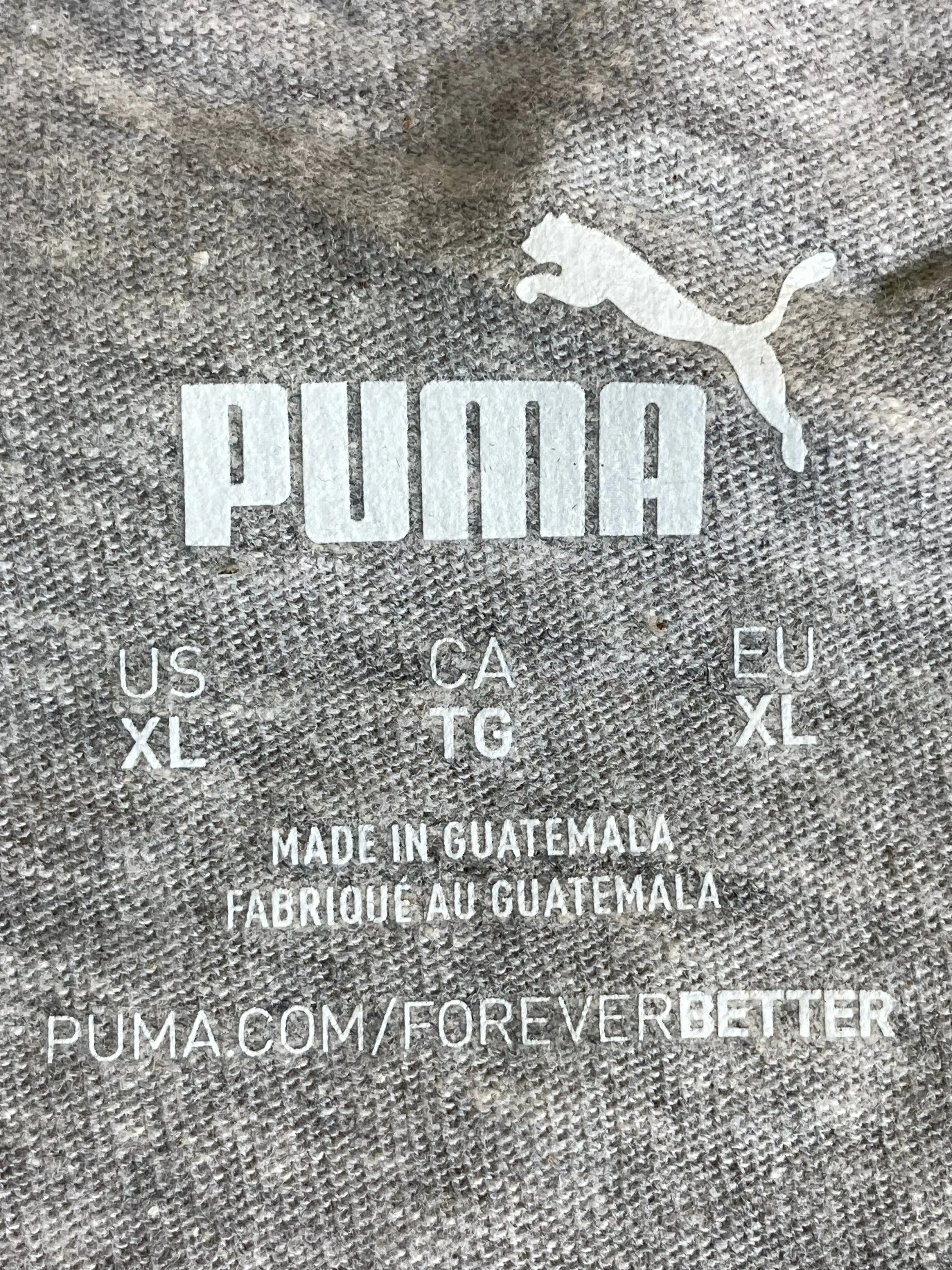 NEW! PUMA TRAIL REMIX XL Extra Large Xtra Large Adult Women Graphic Print Short Sleeve Gray Shirt Top