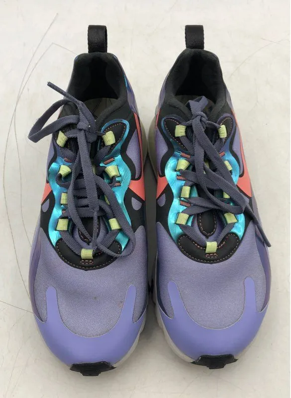 Nike Women's Air Max 270 React CU4818-001 Purple Running Shoes - Size 7.5