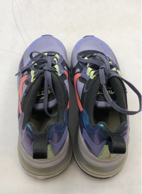 Nike Women's Air Max 270 React CU4818-001 Purple Running Shoes - Size 7.5