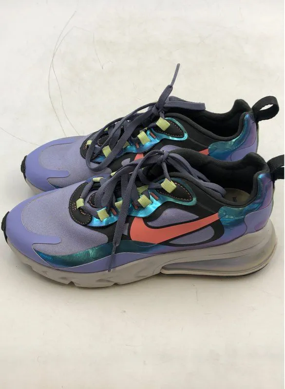 Nike Women's Air Max 270 React CU4818-001 Purple Running Shoes - Size 7.5