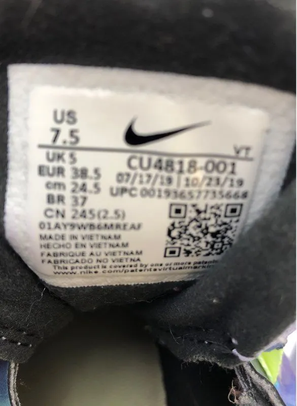 Nike Women's Air Max 270 React CU4818-001 Purple Running Shoes - Size 7.5