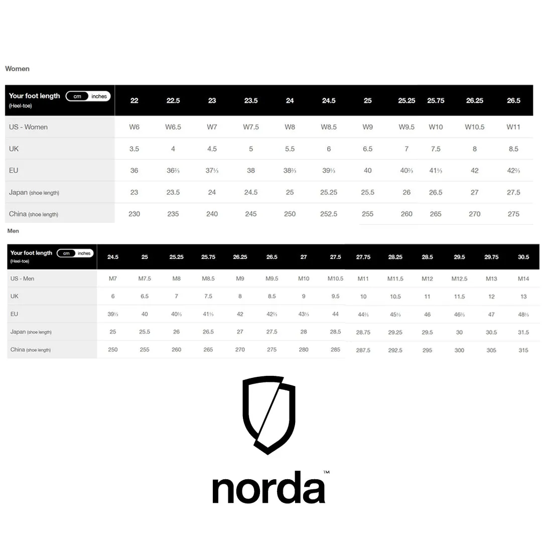 norda - 003 - Cinder - Men's