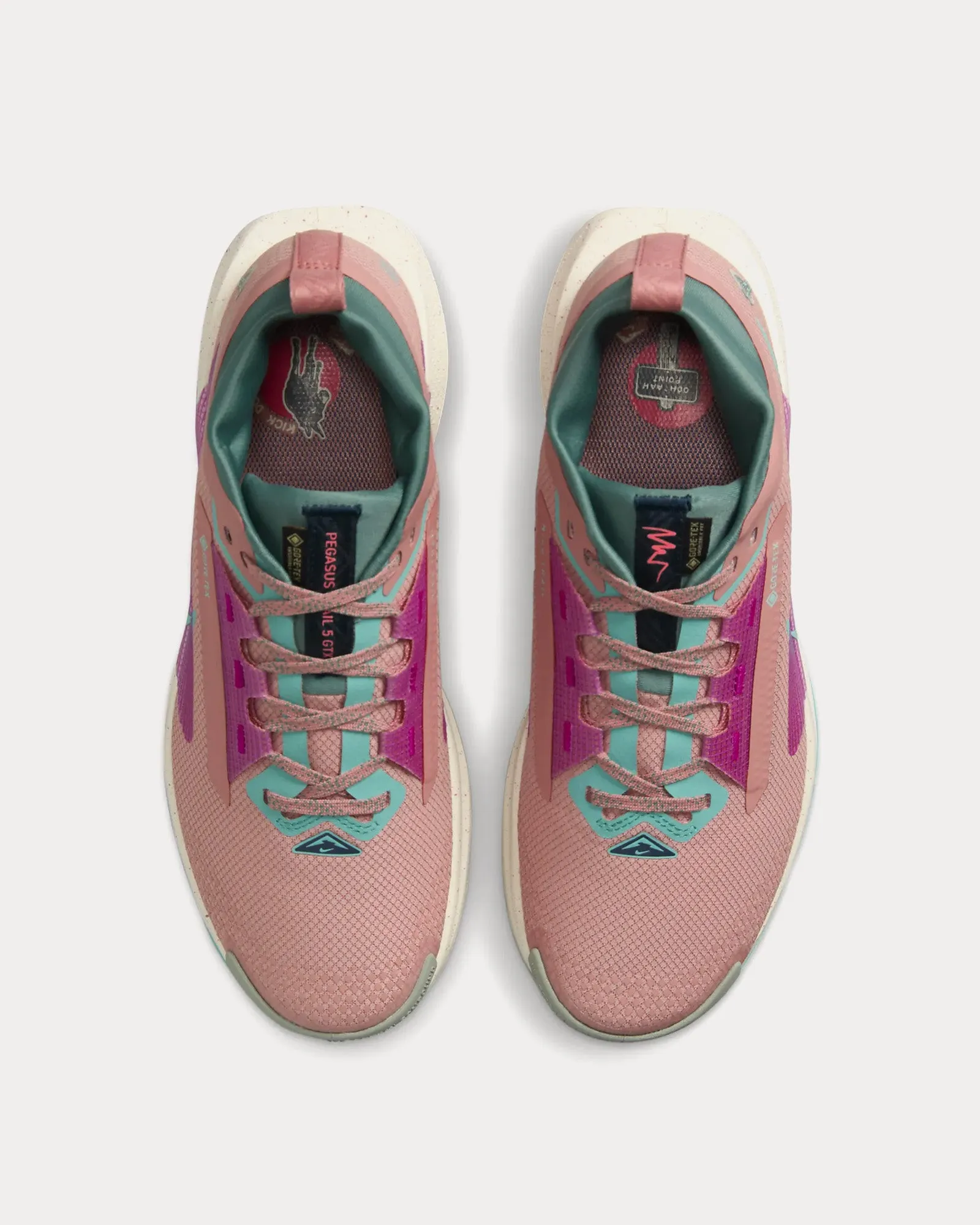 Pegasus Trail 5 Gore-Tex Red Stardust / Bicoastal / Vivid Grape / Green Frost Running Shoes