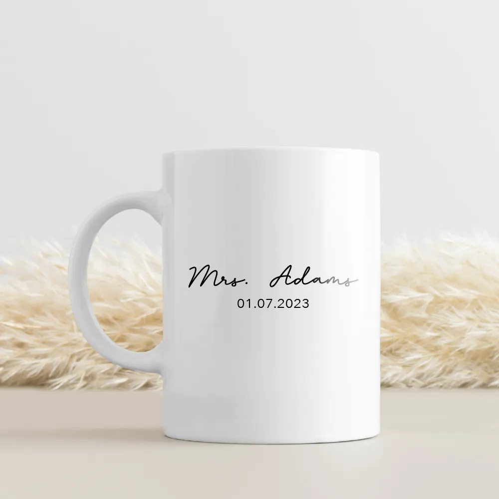 Personalized Wedding Party Bride Mugs (185)