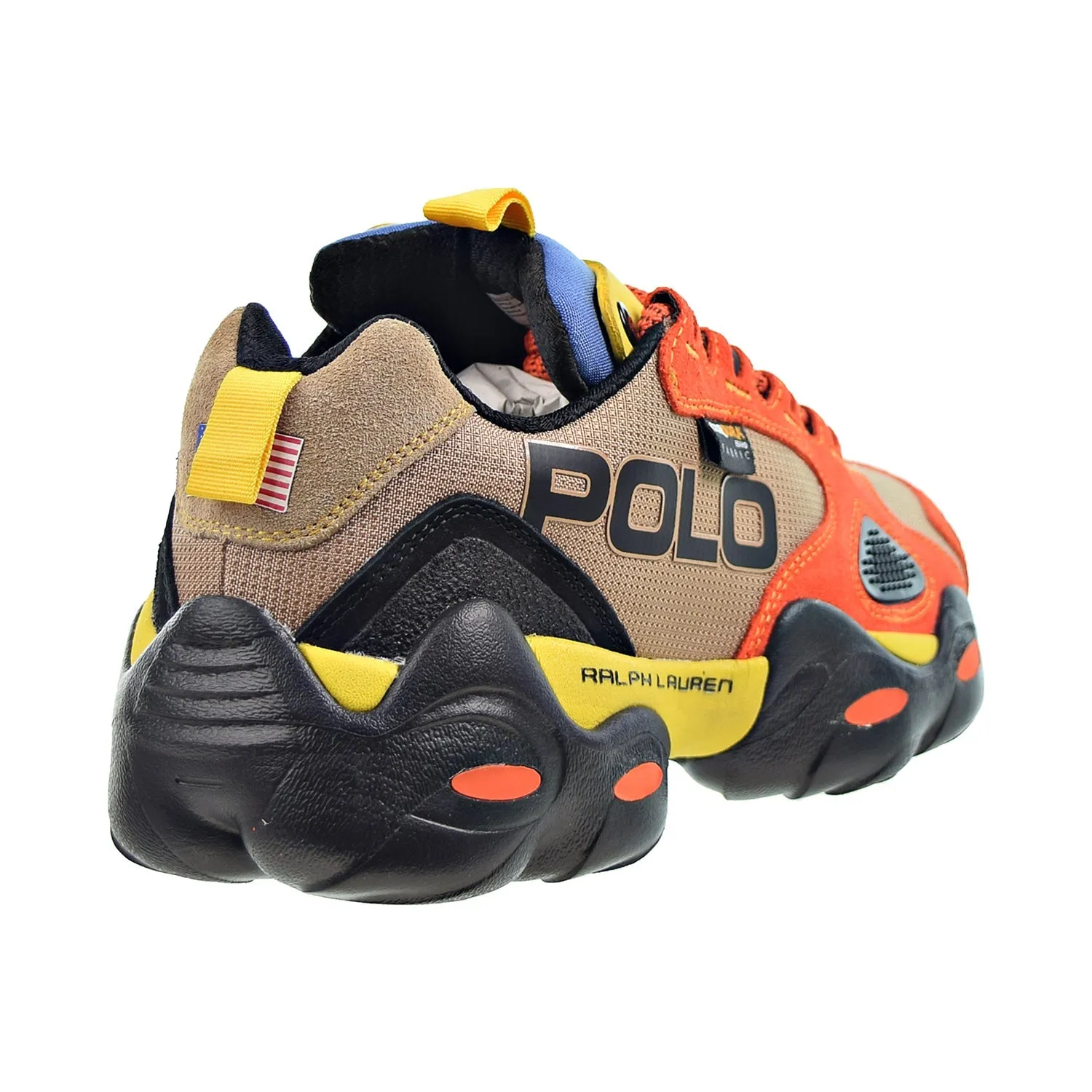 Polo Ralph Lauren RLX Fast Trail Men's Shoes Hazelnut-Yellow-Orange