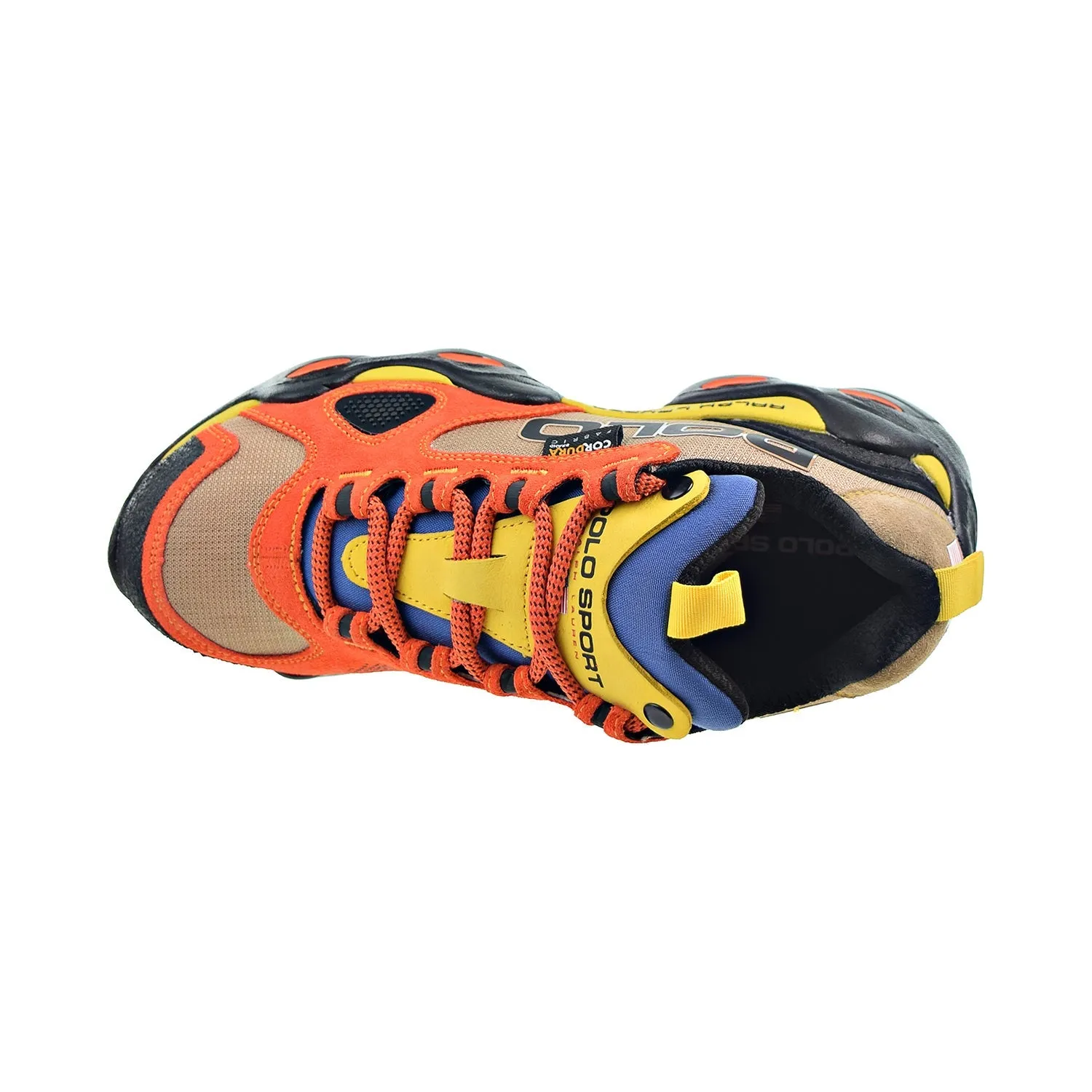Polo Ralph Lauren RLX Fast Trail Men's Shoes Hazelnut-Yellow-Orange