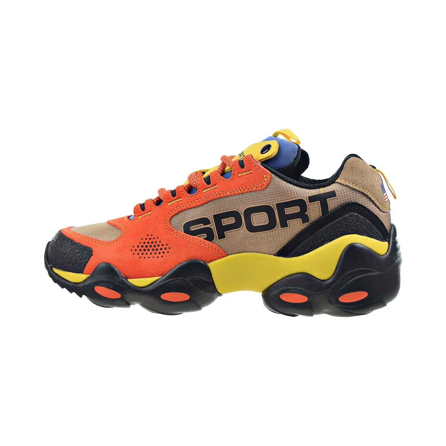 Polo Ralph Lauren RLX Fast Trail Men's Shoes Hazelnut-Yellow-Orange