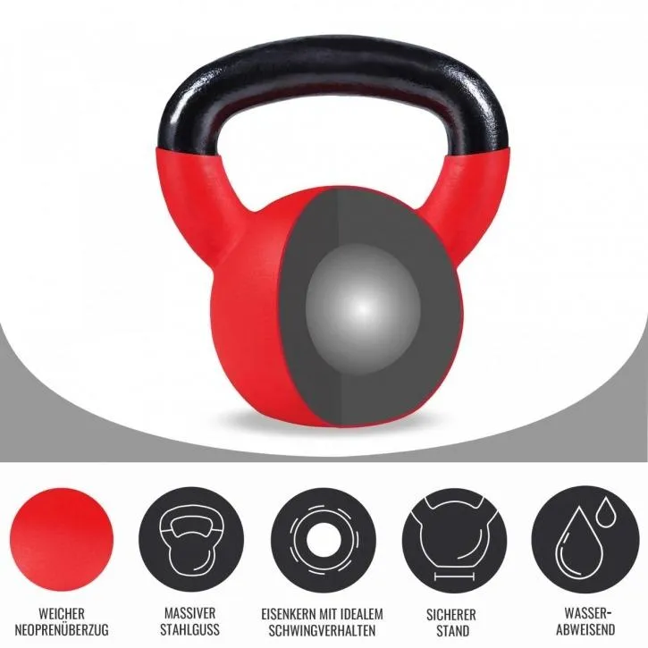 Rubber Coated Kettlebell 26KG
