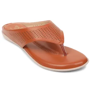 Senorita Tan Casual Slipper For Women AGL-101 By Liberty