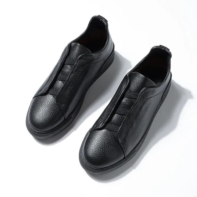 Soft Bottom Leather Shoes Soft Surface Casual