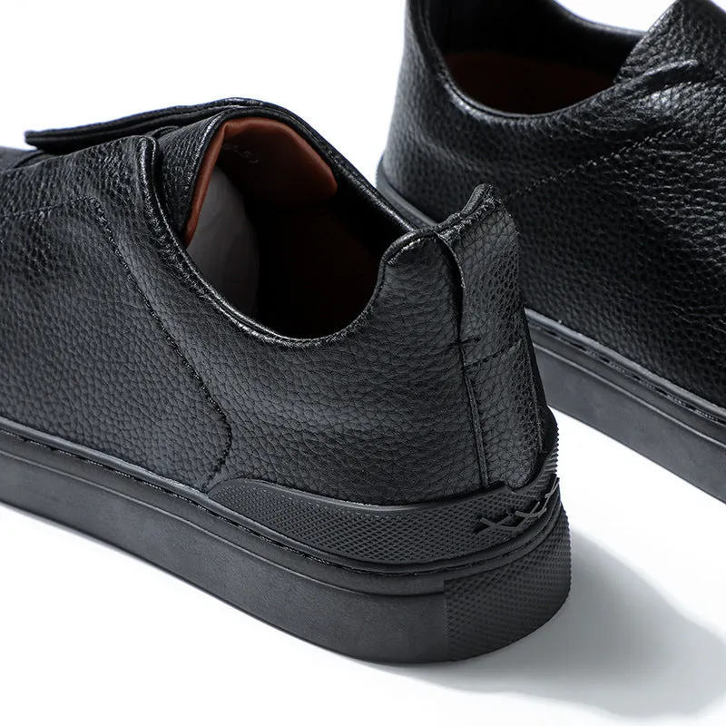 Soft Bottom Leather Shoes Soft Surface Casual