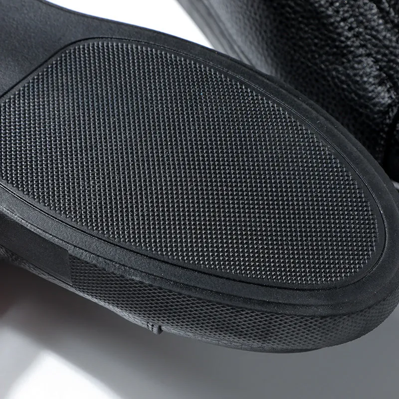 Soft Bottom Leather Shoes Soft Surface Casual