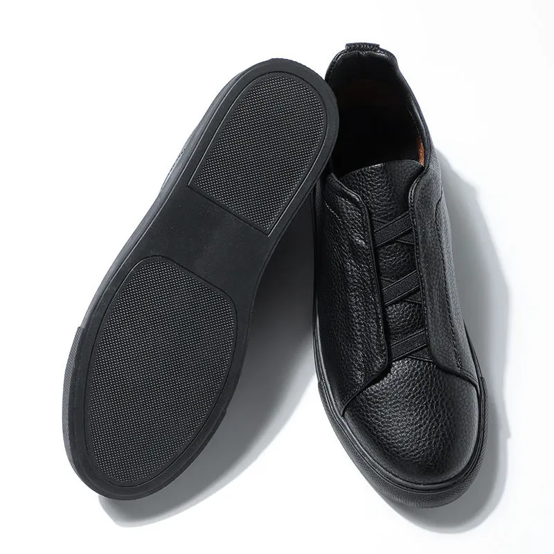 Soft Bottom Leather Shoes Soft Surface Casual