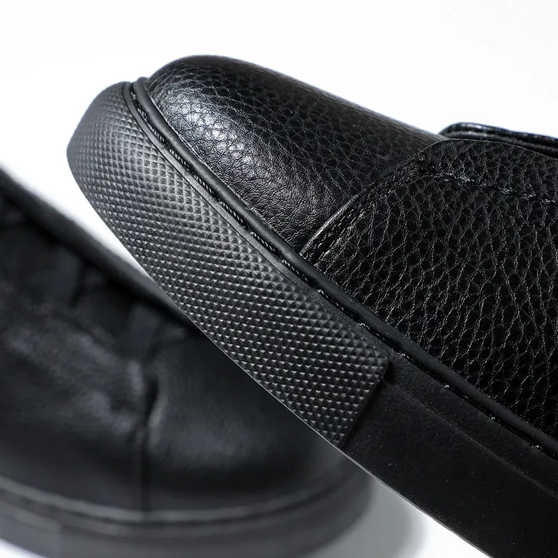 Soft Bottom Leather Shoes Soft Surface Casual
