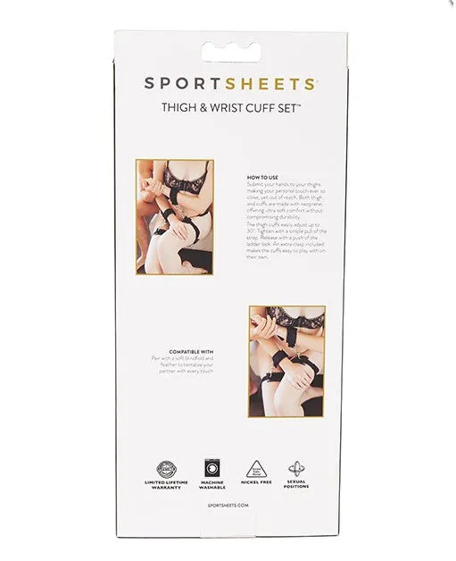 Sportsheets Thigh & Wrist Cuffs Set