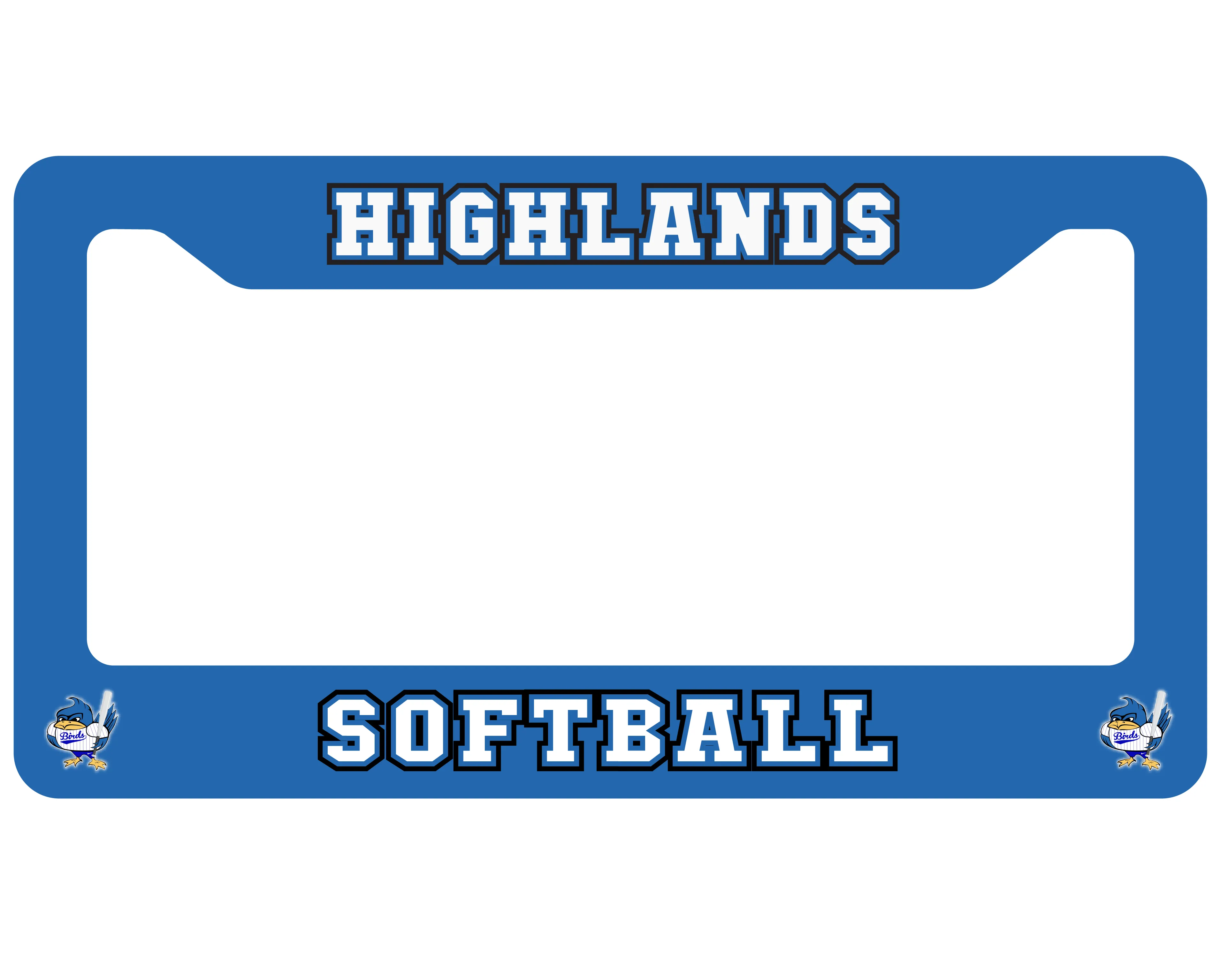 Spring Sports License Plate Surround
