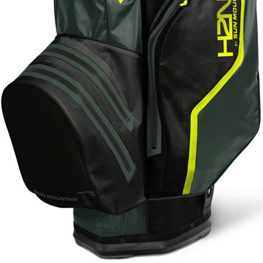 Sun Mountain H2NO Lite Waterproof Cart Bag - Black/Forest/Atomic