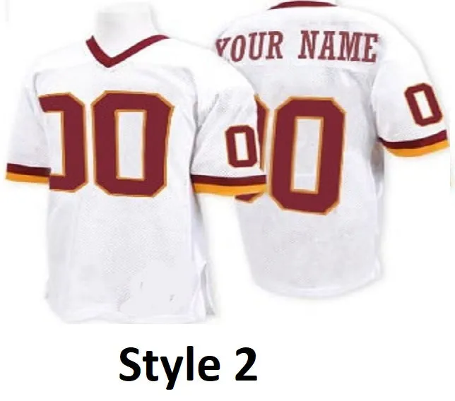Washington Redskins Customizable Pro Style Football Jersey