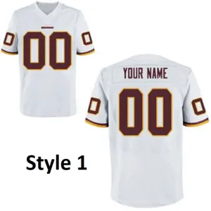 Washington Redskins Customizable Pro Style Football Jersey