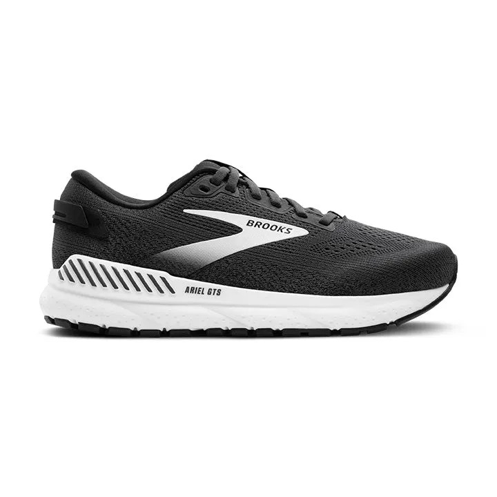 WOMEN'S BROOKS ARIEL GTS 24 1204141B016 COLOR: EBONY/BLACK/WHITE