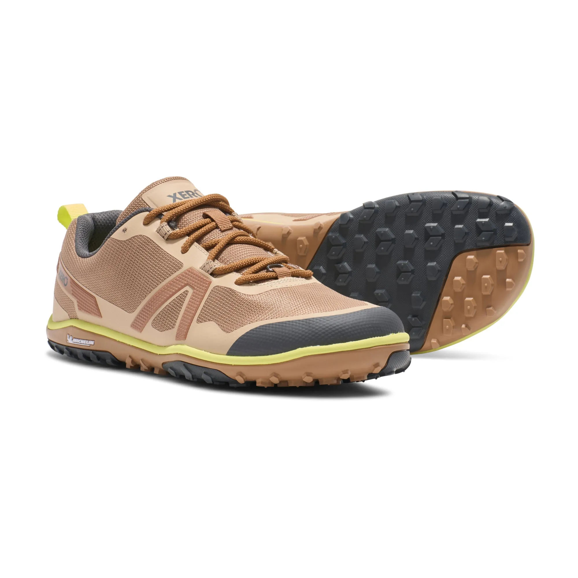 Xero Shoes - Scrambler Low EV - Dark Irish Cream/Sunny Lime - Men's